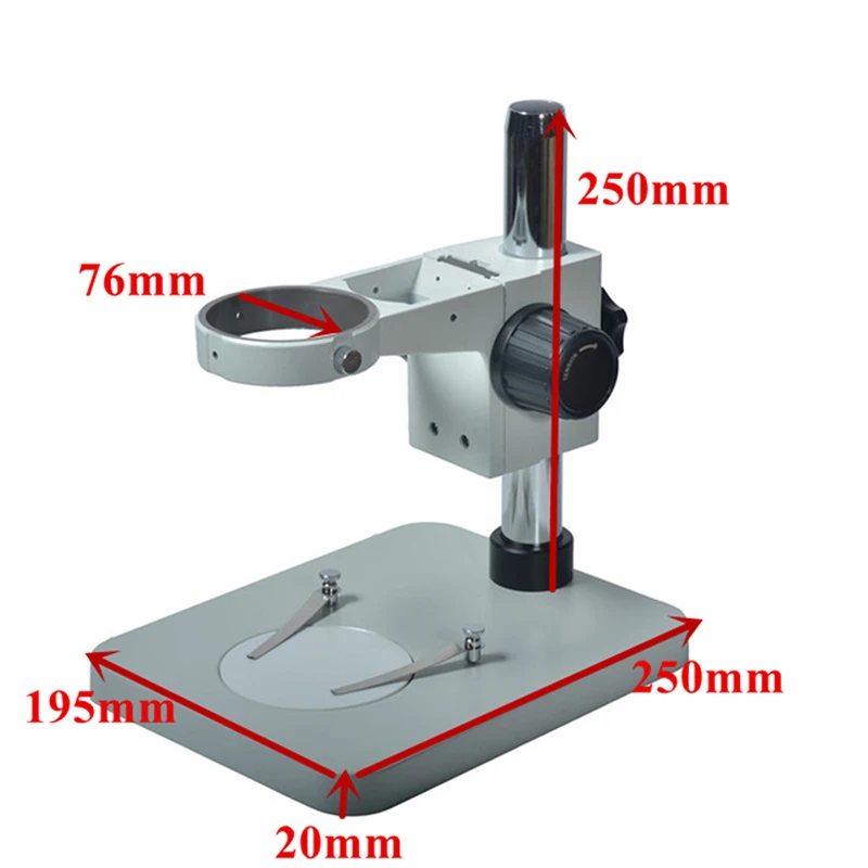 76mm industrial continuous zoom stereoscopic microscope lifting 32/25 focusing bracket mechanism accessory SZM bracket A1