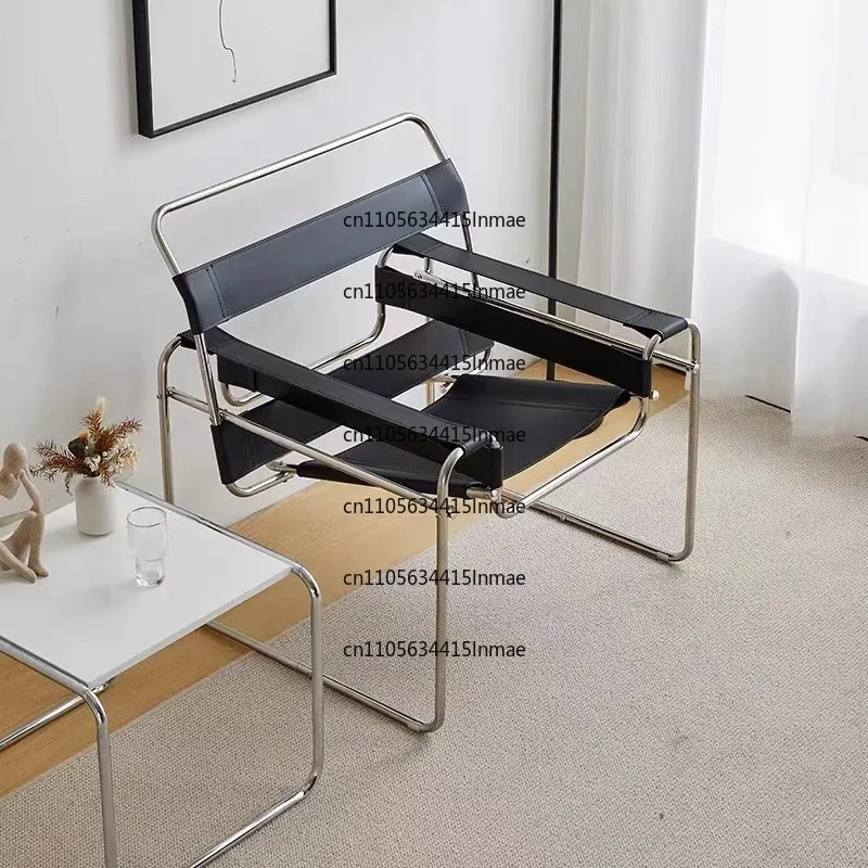 Living Room Ins Single Sofa for Bedroom Scandinavian Lounge Chair Modern Minimalist Accent Seat Designer Leather Armchair for - view 3