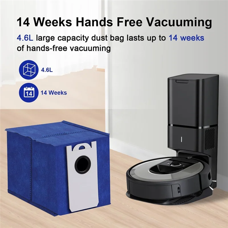 

N09R-8PCS Vacuum Dust Bags For Bobsweep Dustin Orbi Ultra-Vision Robot Vacuum Cleaner Spare Parts Dust Bag