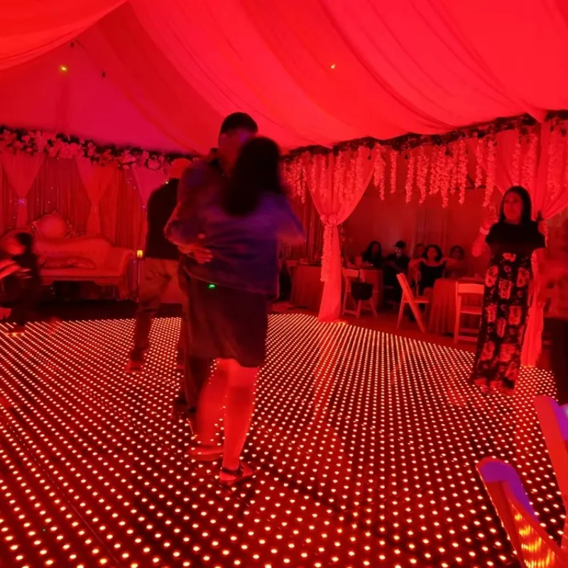 Most Popular Programmable Led Curtain Display /led Stage Light Dance Floor