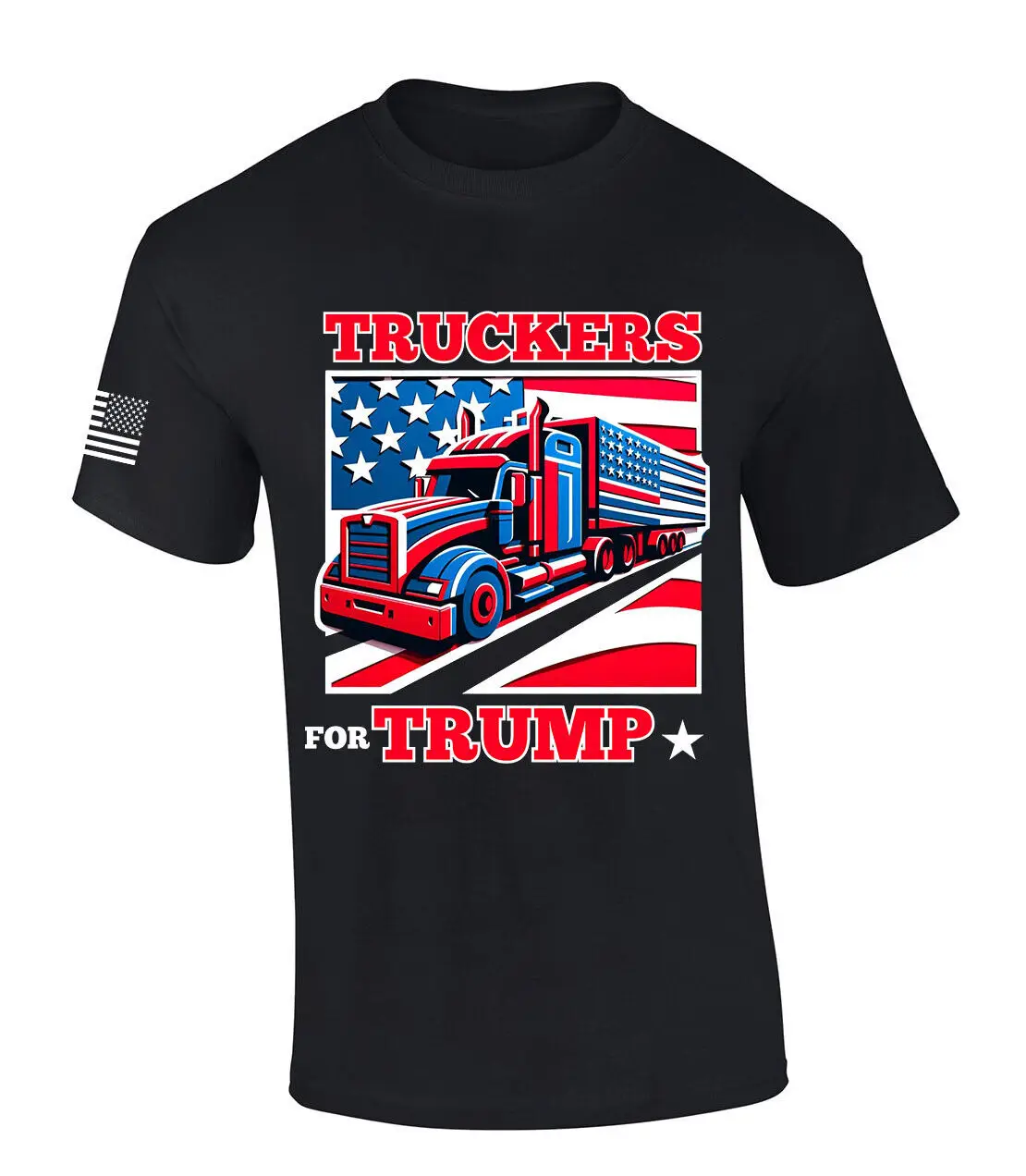 Mens Trump T Shirt American Truckers For 2024