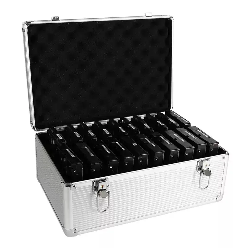3.5 Inch Hard Drive Storage Case Holds 20 Drives Dust Proof Protective Box For Photography Media Data Storage Arrangement