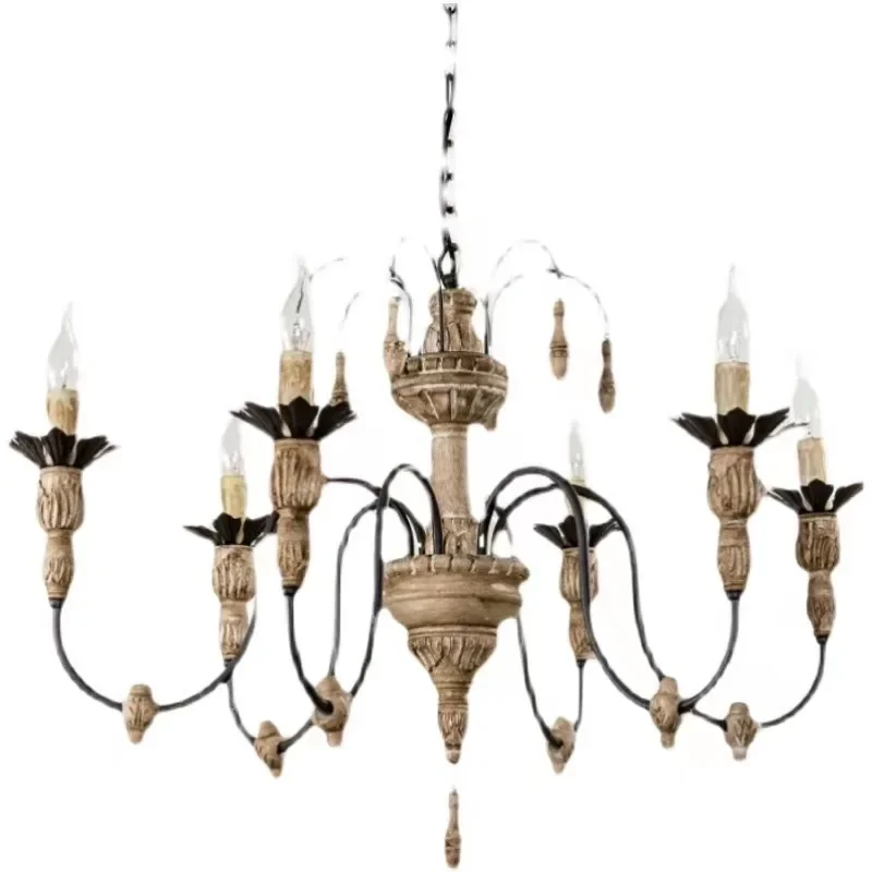 American country retro old creative French chandelier