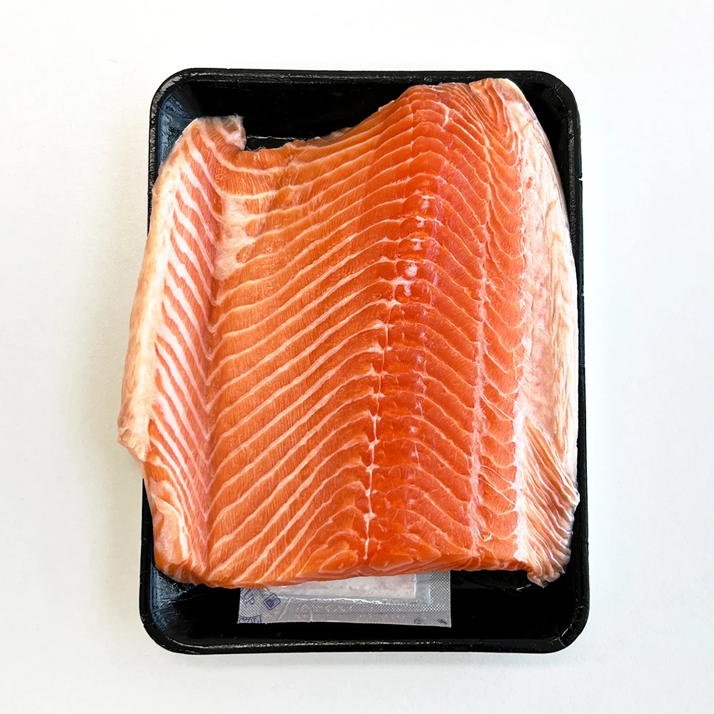 السلمون الخام النرويجي المباشر من الدرجة العالية التي لم يتم تجميدها أبدًا. #4
