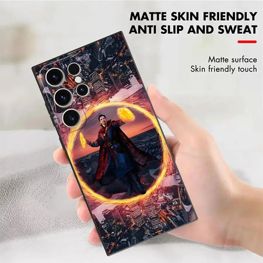 Черный мягкий чехол для Samsung Galaxy S10e S10 Plus S8 Note10 Plus Note9 Note20 Ultra Note8 S9 Marvel Doctor Strange Portal