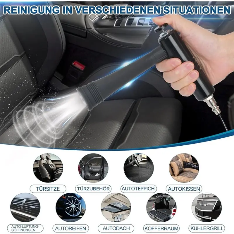 CHCH Car Interior Dryer Air Blow Nozzles, High Pressure Blower Nozzles, Detailing Cleaning Nozzles,For Blowing Out Dirt Dust