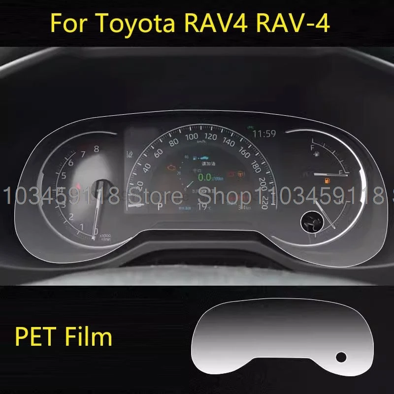 Tpu Protective Film For Toyota RAV4 RAV-4 2020 Car Instrument Panel Protector Dashboard Center Control anti-scratch accessories