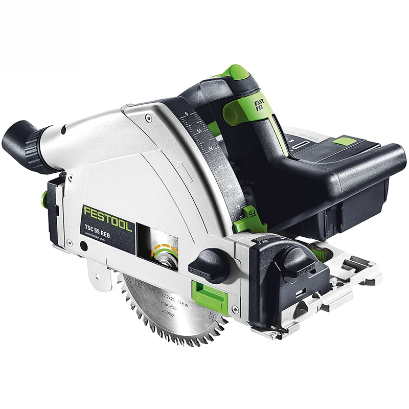 FESTOOL TSC 55 KEB Cordless Track Saw Rechargeable Electric Circular Saw Woodworking Dust-Free Track Cutting Chainsaw Tool