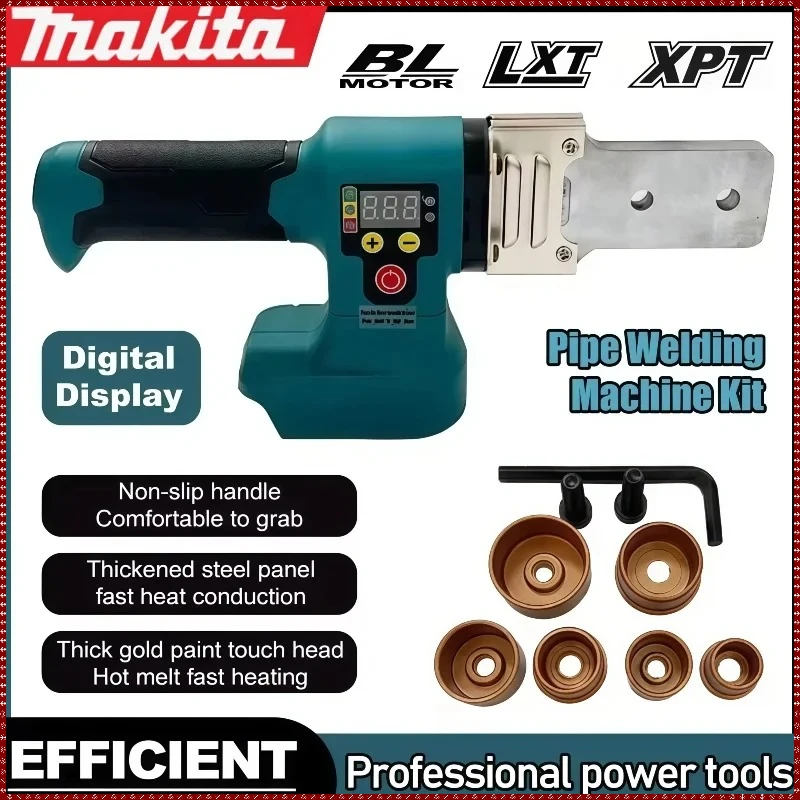 

Аккумуляторный аппарат для сварки труб Makita: паяльник для PPR/PE труб, термопаяльник для пластиковых труб, работающий от аккумулятора Makita