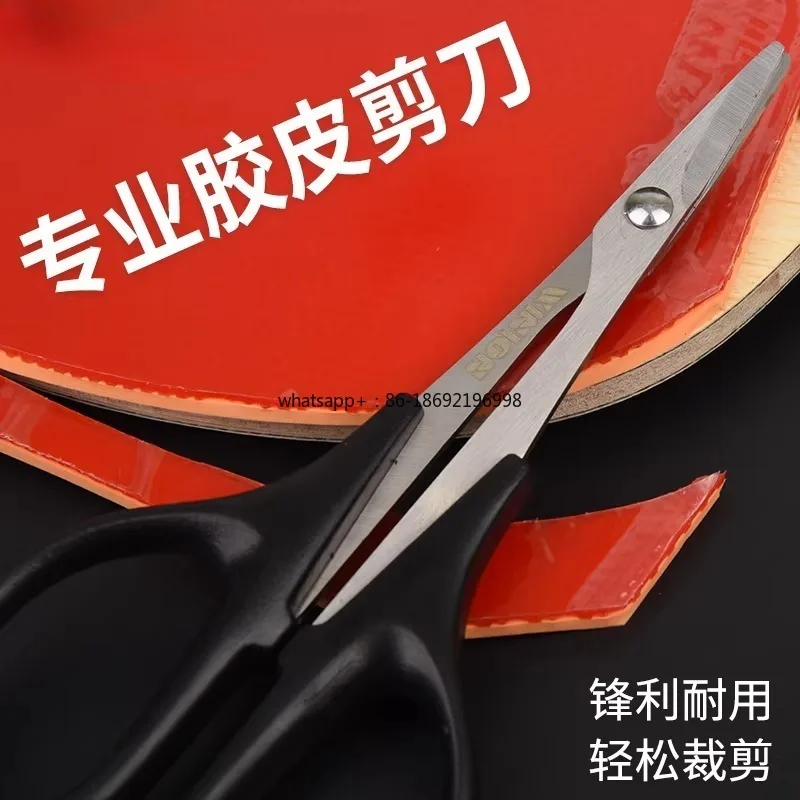Table Tennis Rubber Cutting Scissors 30° Bent Sharp 3CR13 Stainless Steel Blade Cutter Professional Adhesive Racket Tool