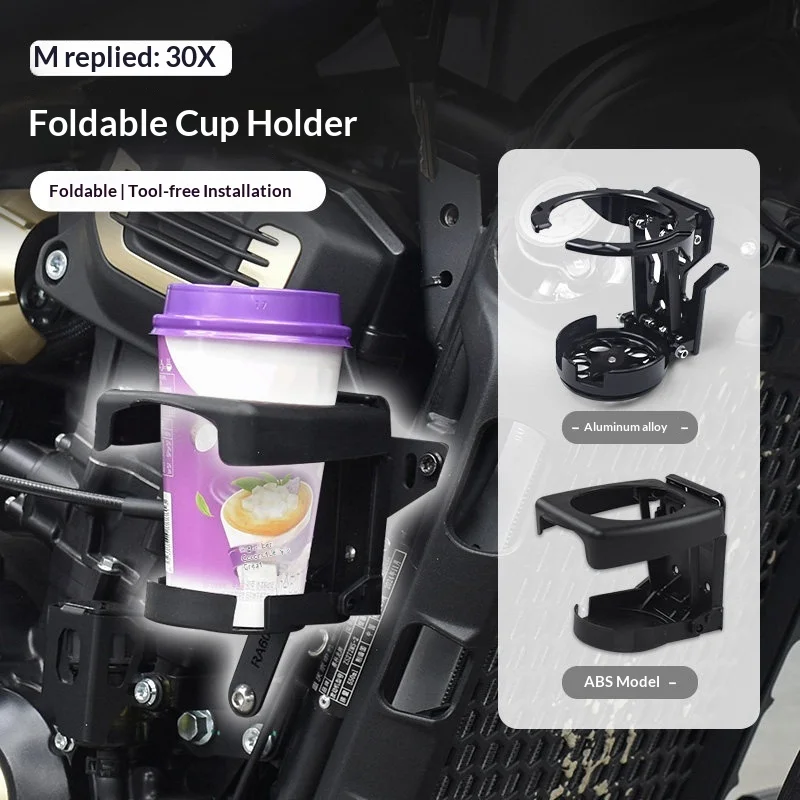 【Premium】For Cyclone RA600 Customized Water Cup Holder – No Drilling Required. Stable holder for coffee cups and kettles