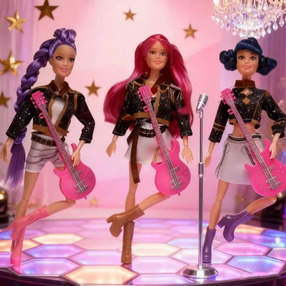 جديد ألعاب الدمى الفينيل Kpop شيطان الصيادين عمل الشكل لعبة رومي ميرا زوي جميلة الأميرة طفلة البلاستيك لتقوم بها بنفسك لعبة للفتيات #2