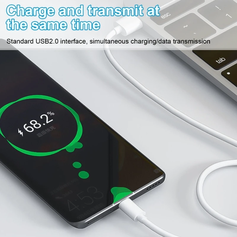 USB C Type C to USB Charging and Data Cable Wire 40Mbps Speed and Long lasting Charger Wire Supports Multiple Devices