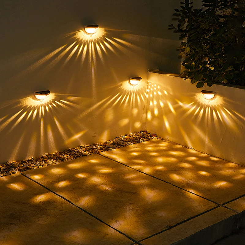 

LED Summer Solar Light Outdoor Wall Lamps Energy Garden Lamps Waterproof Solar Lamp Courtyard Garden Decoration Light