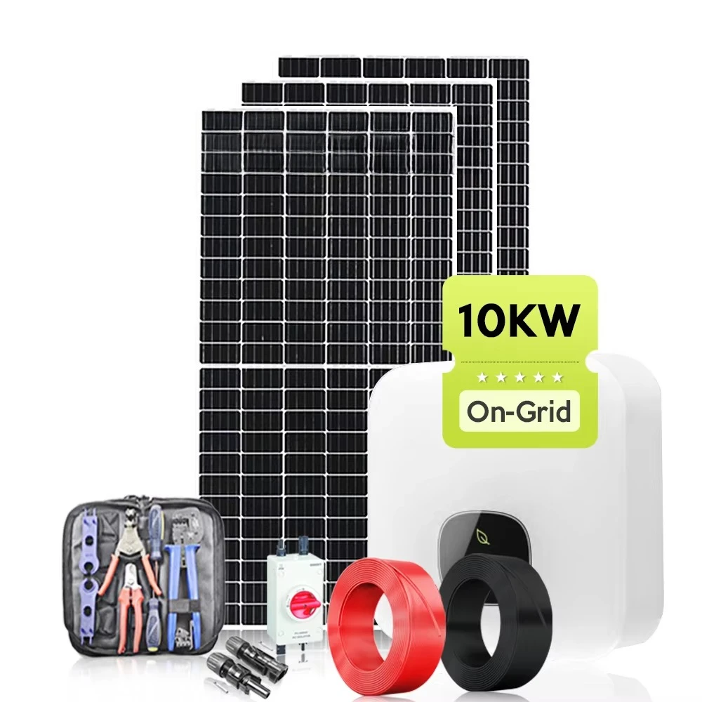 River 10kw 20kw full solar inverter hybrid solar power generation system  10kw grid-connected solar power generation