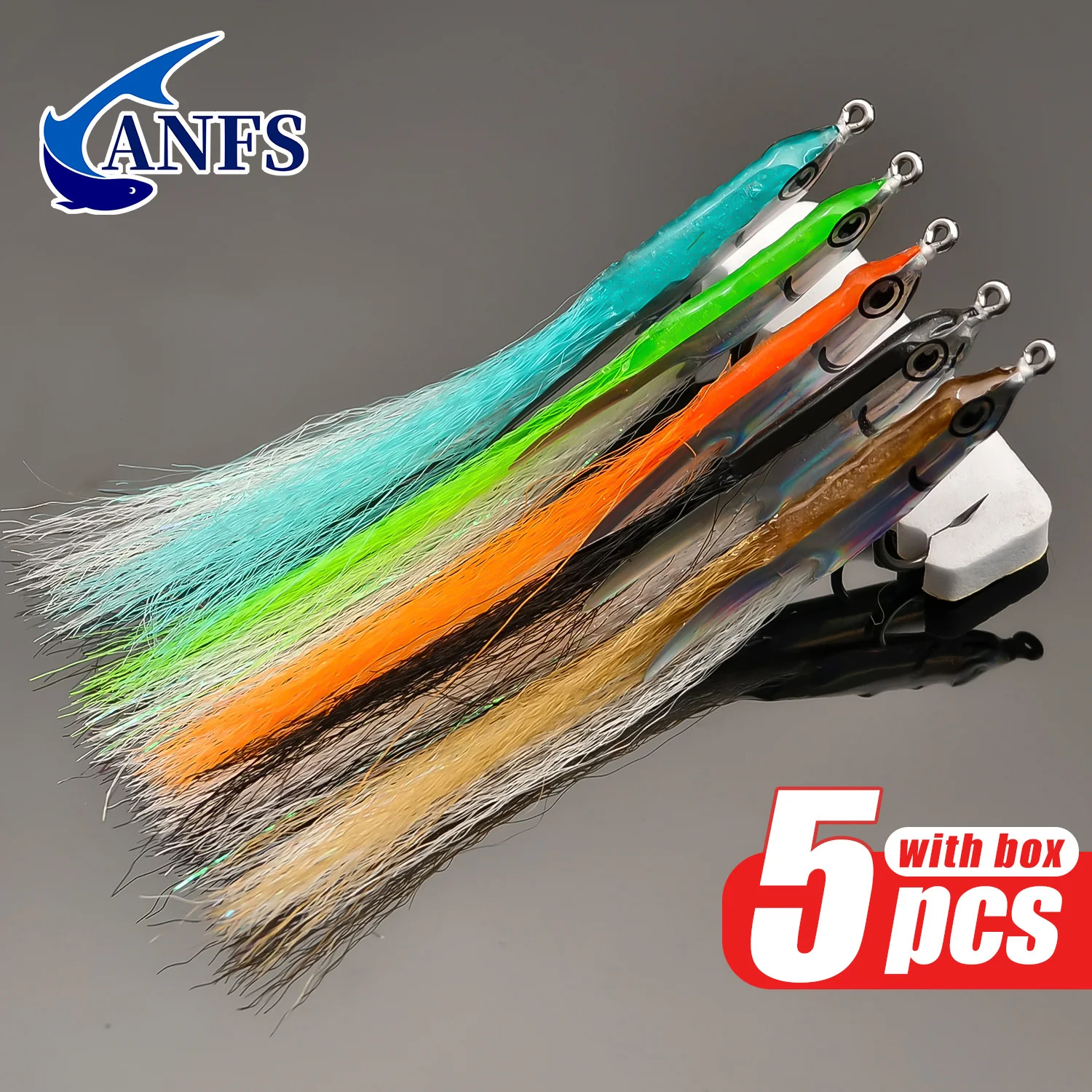 ANFS Nowe 5 szt. Muchy Surf Ca – Surf Fishing Equipment recenzja i cena