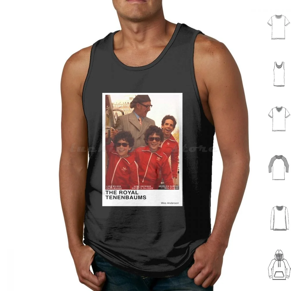 The Royal Movie Tank Tops Print Cotton Royal Movie Wes Anderson Owen Richie Eli Cash Margot Royal Chas Etheline Gene