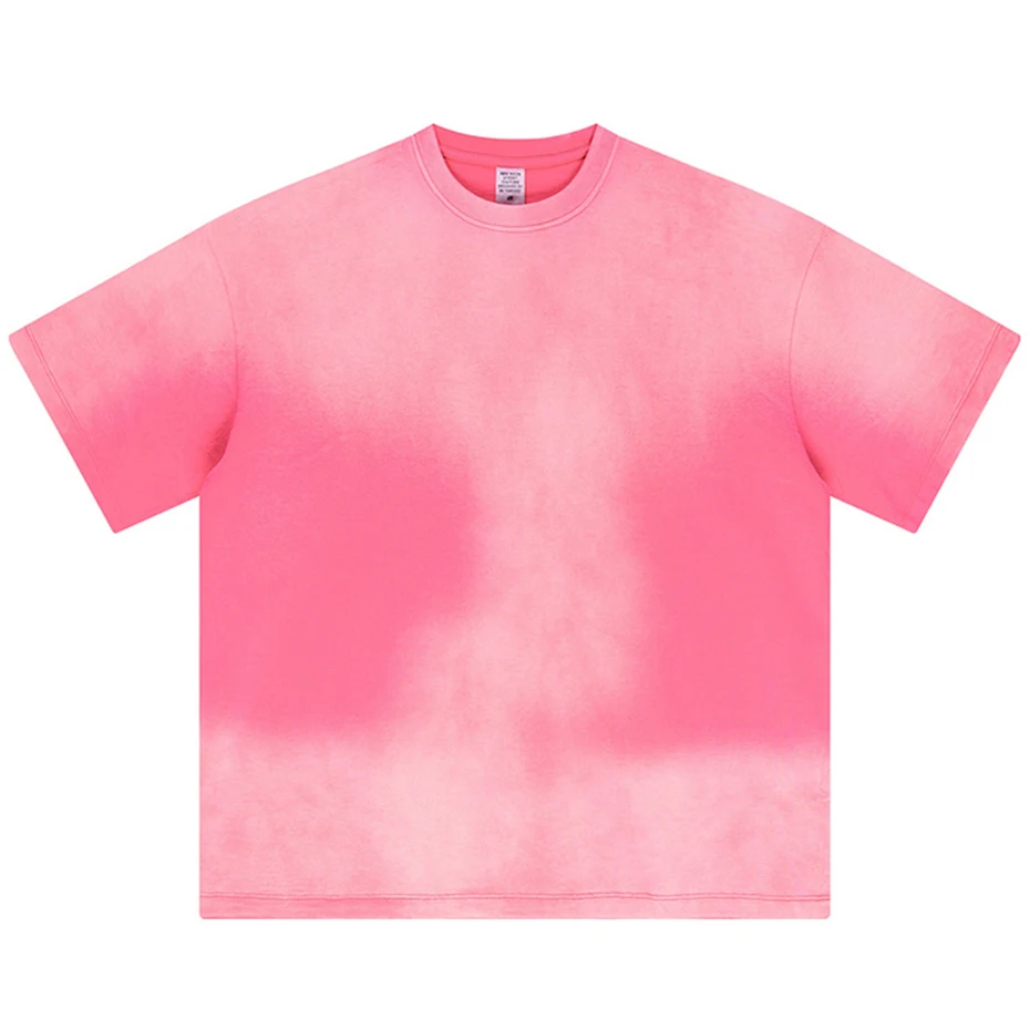 

Streetwear Hip Hop Y2K Men's T-shirt Harajuku Oversized Vintage Loose Ripped Tie Dye Tshirts Casual Tee Tops