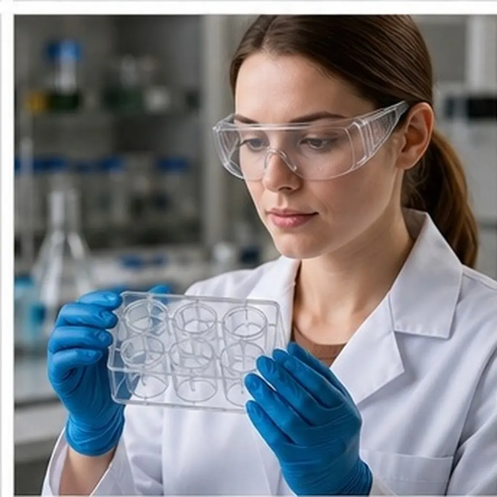 10Pcs Reaction Plates Plastic Experiment Well Plates Laboratory Supplies Multifunctional Chemical Instrument Reaction Gadget