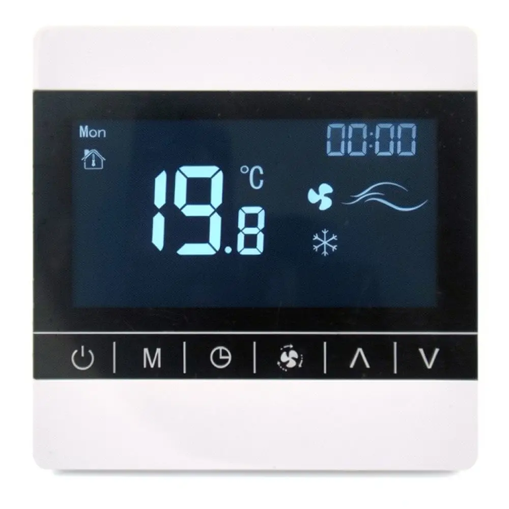 For For XFG Wifi Central Air Conditioning Fan Coil Thermostat 2 In 1 Intelligent Room Temperature Controller Panel Device