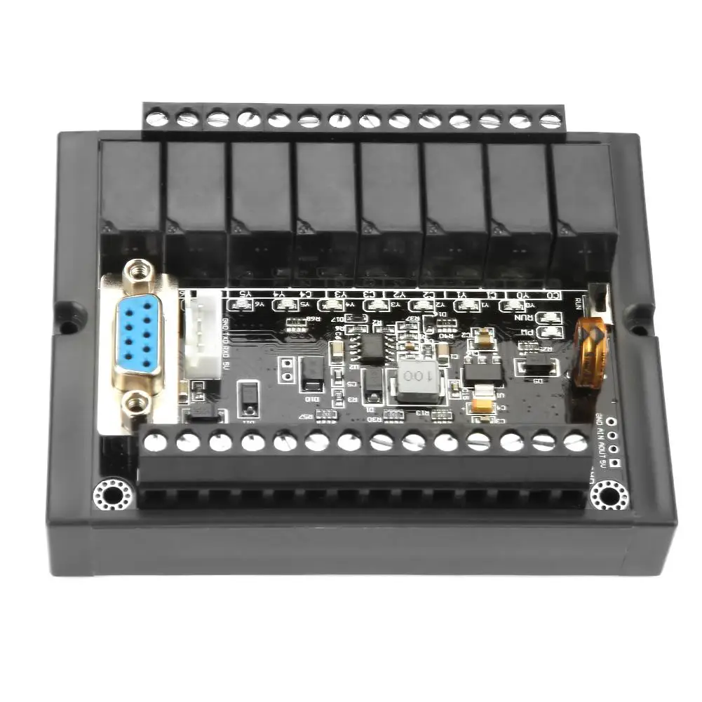 Imagem -05 - Placa de Controle Industrial para Stepper Motor Relay Delay Módulo Shell Fx1n 20mr 10 28v dc Fx1n