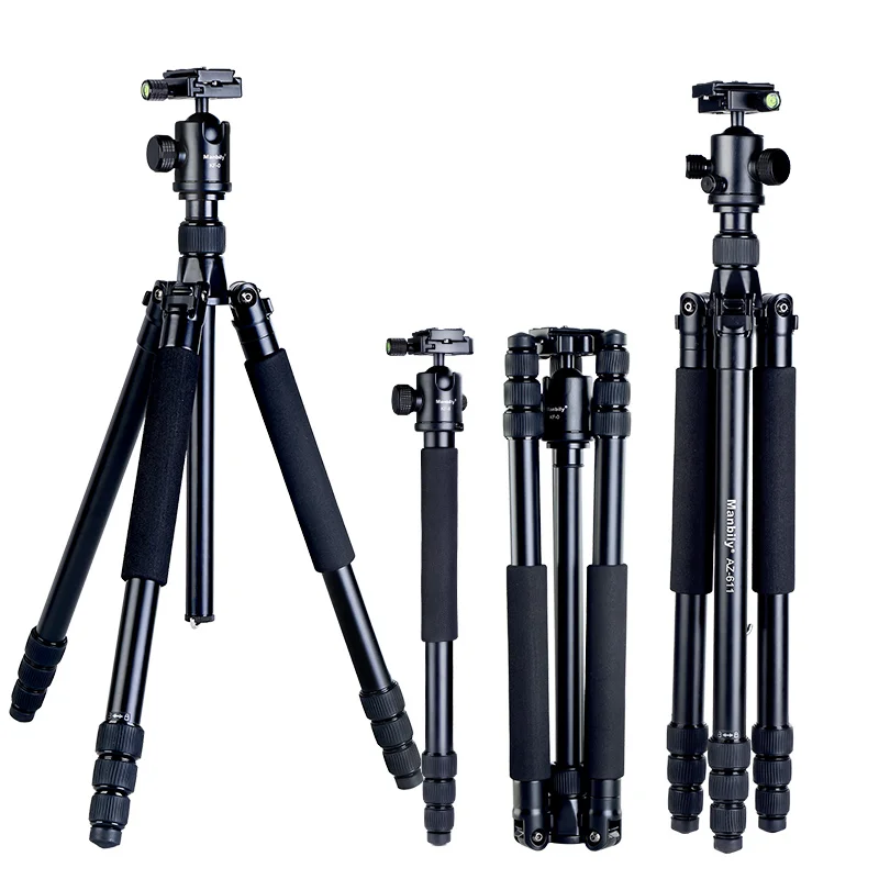 

Manbily AZ-611 Aluminum Tripod With 360 Panoramic Camera Tripod Ball Head Tripod For Camera Dslr