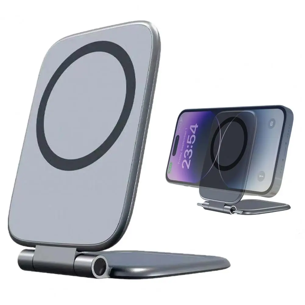 Magnetic Phone Holder Foldable Shockproof Phone Stand with Adjustable Viewing Angle Car Navigation Phone Mount