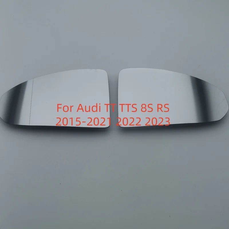 For Audi TT TTS 8S RS 2015-2021 2022 2023 Driver or Passenger Side Mirror Heated Glass Rearview Exterior Mirror Parts