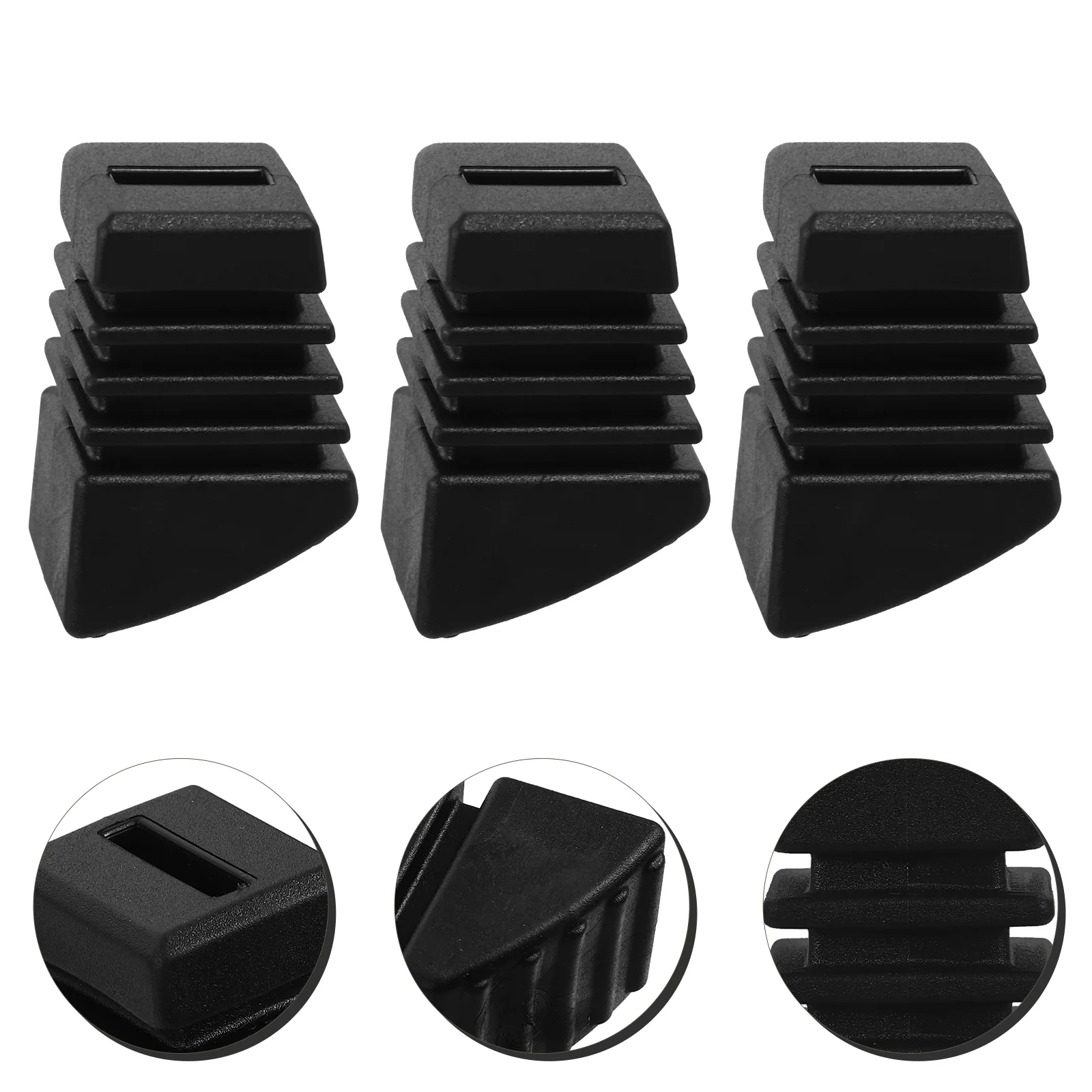 3 Pcs Drum Stand Feet Rubber Rack Replacement Cymbals Floor Mat Pads Protector Kit