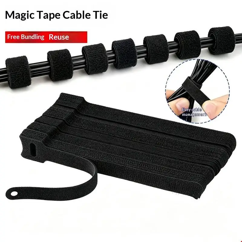 Cable Organizer Cable Management Cable Winder Tape Protector: 50Pcs Wire Ties Phone Accessories