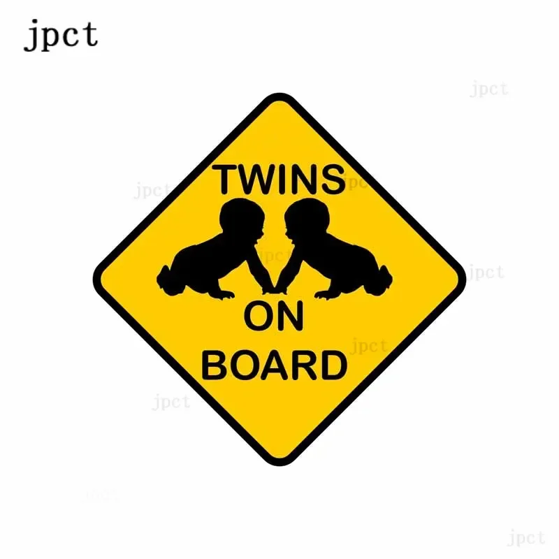 Jpct Personalized Decorative Car Decals For Cufflinks, Strollers, Bumpers, Motorcycles, PVC Waterproof Stickers 13cm X 13cm