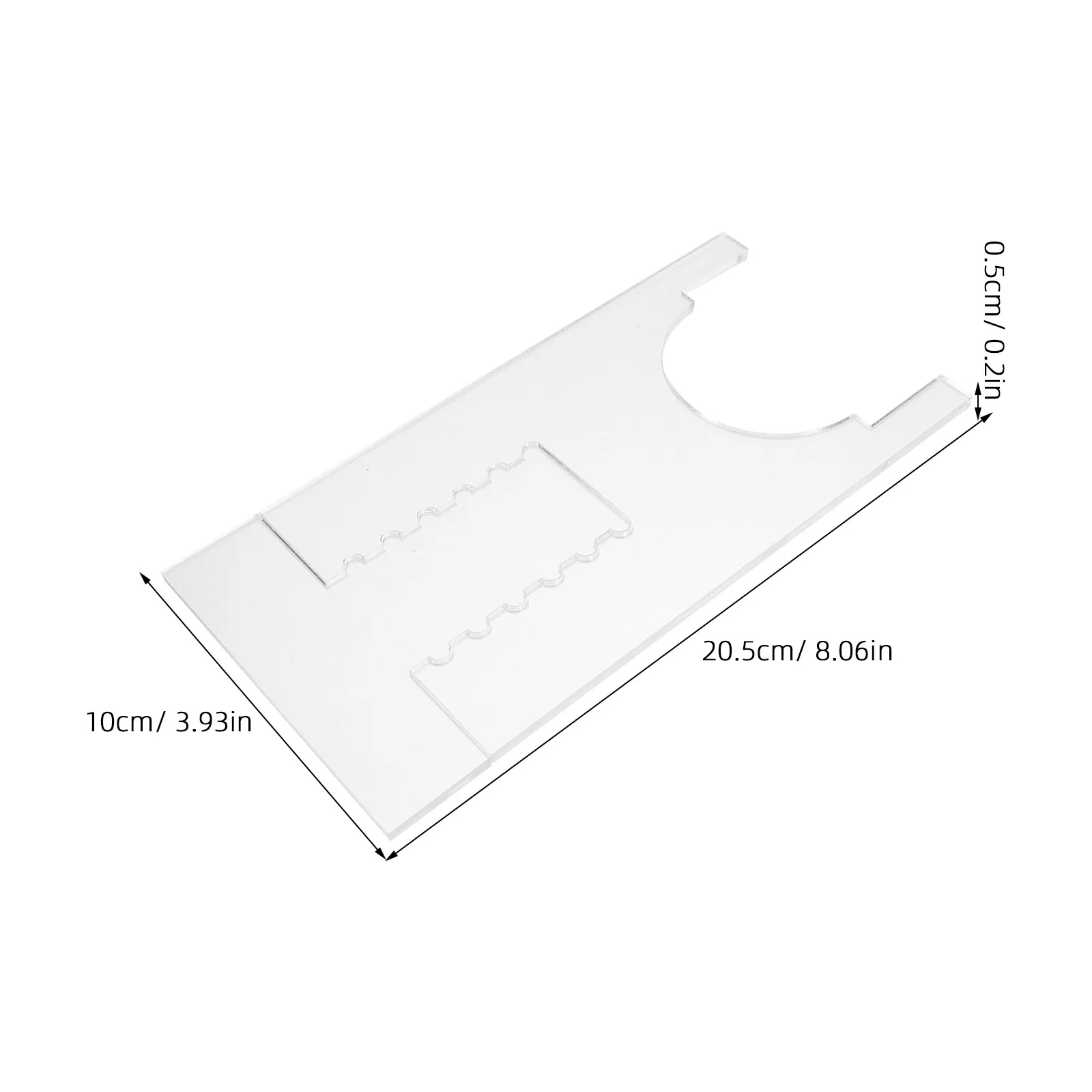 2Sets Transparent Acrylic Sofa Blocker Adjustable Universal Wall Spacer for Couch Bed Furniture Protection Anti-Slip Clear Gap