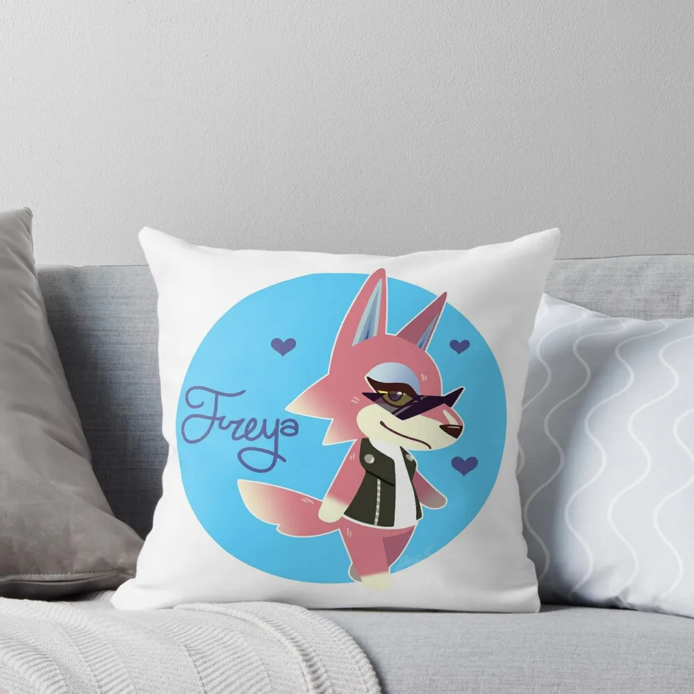 Freya the Wolf Throw Pillow Pillow Decor christmas supplies