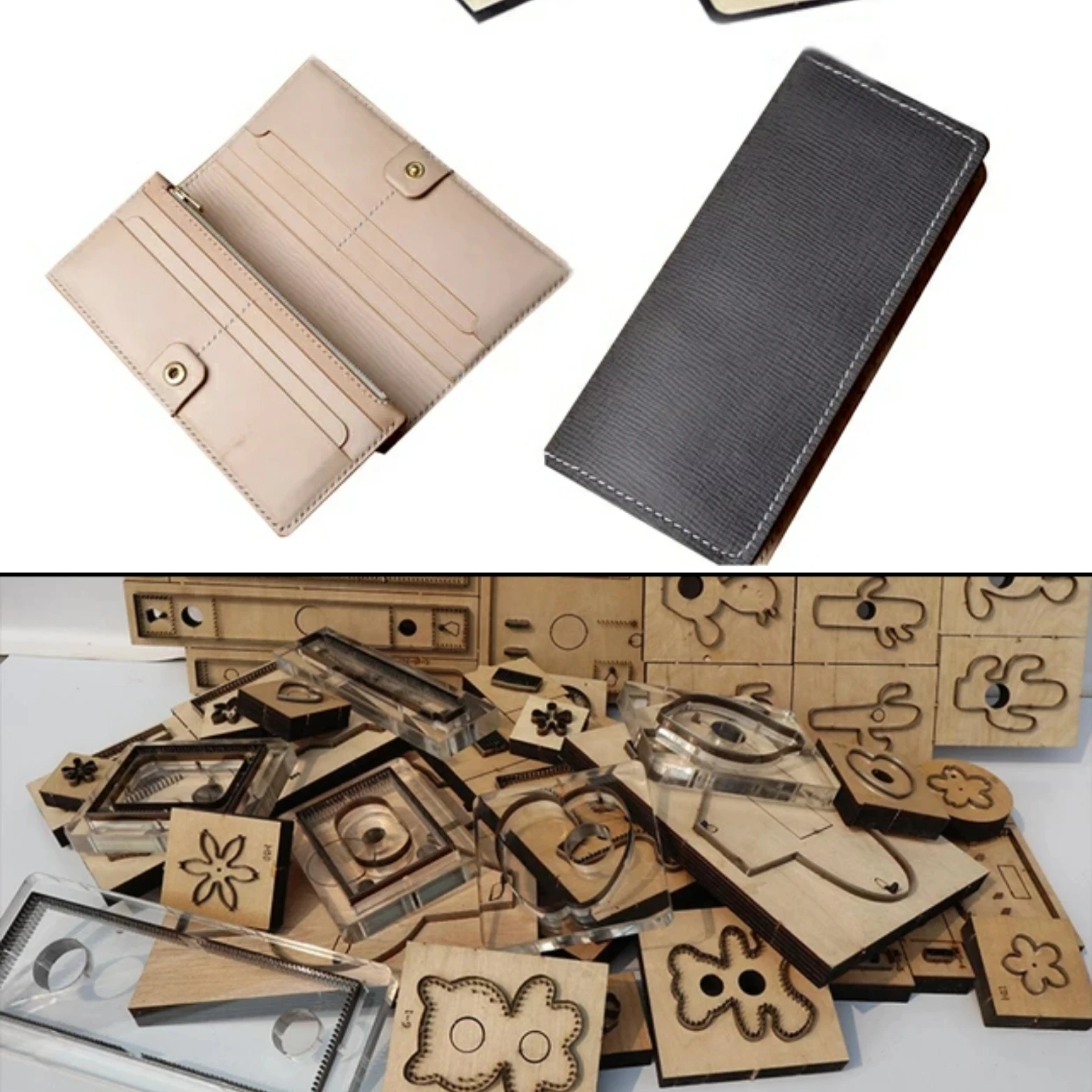 

Wood Die Cutting Diy Elegant Long Wallet Die Cutting Burr Scrapbook Suitable For Die Cutting Machine New Dies For 2020