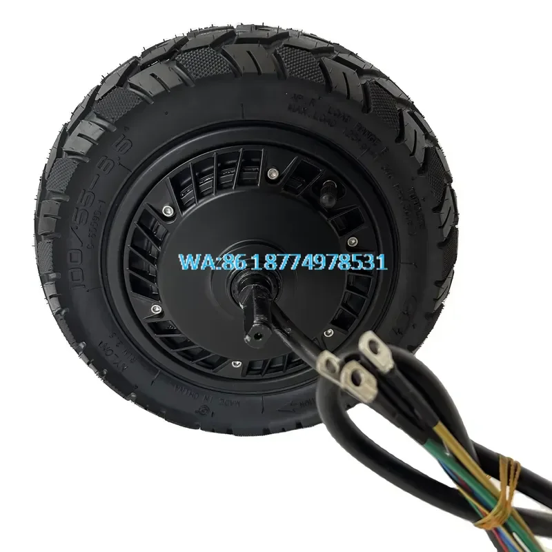 Wmwmnu 11inch Dual Hall Sensor 3000w 5000w 120km/h Gearless Hub Motor for Scooter with Vacuum Tire Wheel