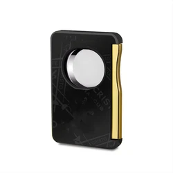 Fully Automatic Cigar Cutter One Handed Operation German Blade Sharp Smooth Portable Single Blade Opening and Closing Cutter