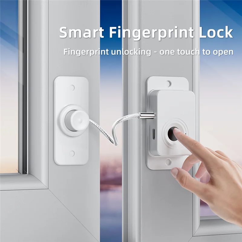 

A99E-Mailbox, Glass Cabinet, Refrigerator, Cabinet, Wardrobe, Shoe Cabinet Smart Fingerprint Drawer Lock, Window Limit Lock