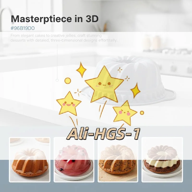 

Silicone Baking Mold for Cakes Non-stick Surface with Easy Clean Design for Cake Decorating