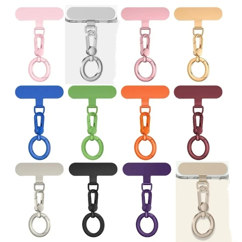 

Съемный ремешок для телефона с защитой от поворота, вращающийся на 360° крючок, зажим из нержавеющей стали, многофункциональный