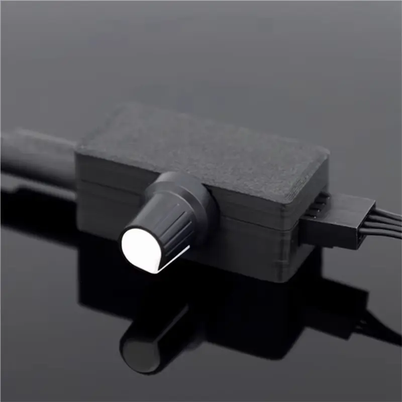 Efficientt-2X 5V PWM Speed Controller 5V 4Pin PWM Fan Governor PWM Governor USB TYPE-C Power Supply DIY Cooler For 5V 4Pin Fan