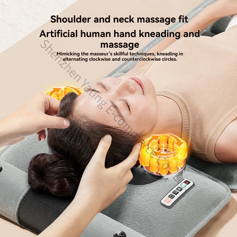 Waist Massager Shoulder Cervical Spine Back Massager Household Full Body Automatic Multifunctional Kneading Mattress