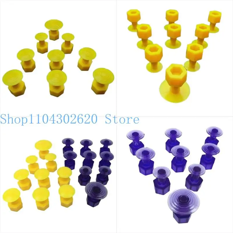 

02DE 9pcs Dent Repair Tool Puller Auto Maintenance Tool Damage Removal Tool