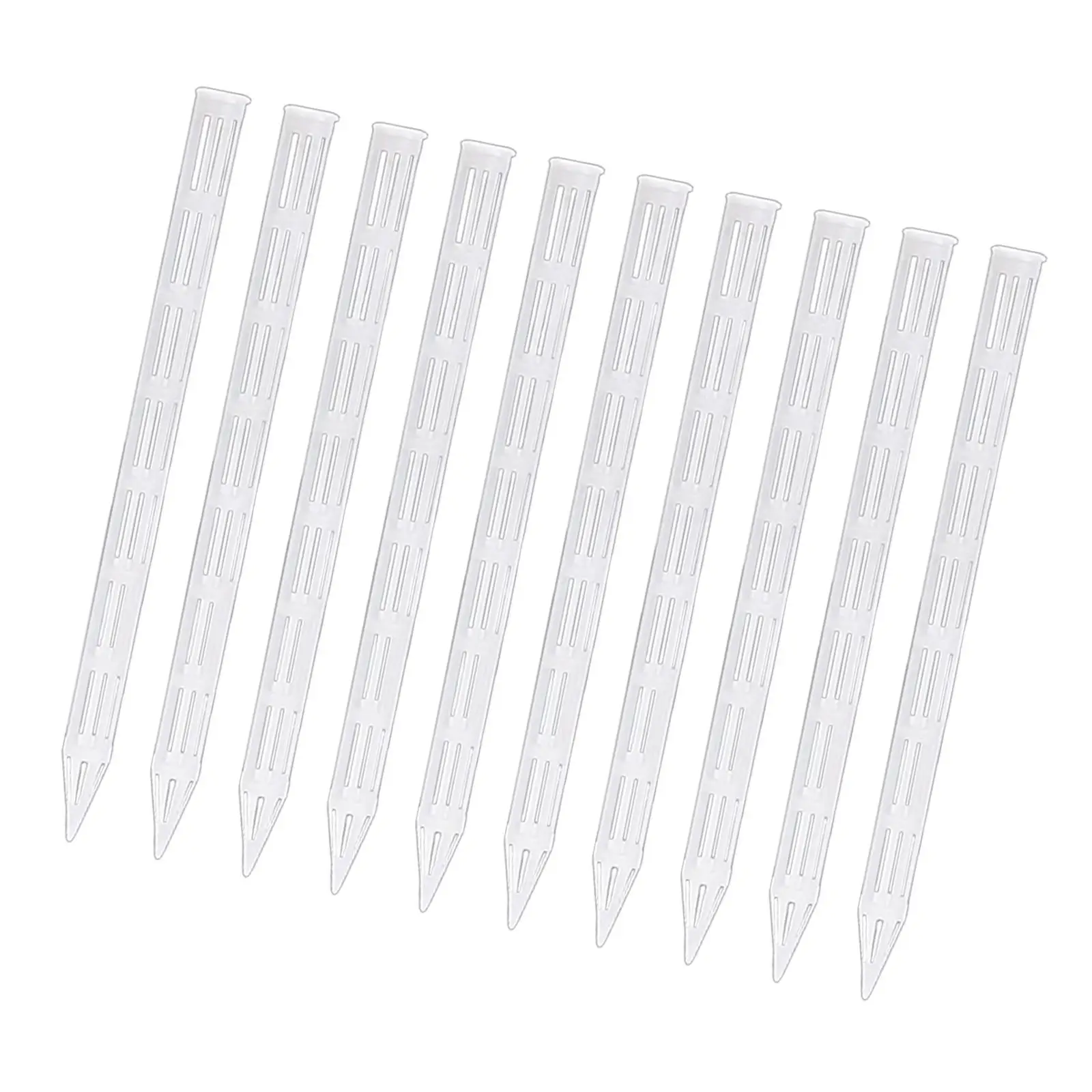 

Flower Pot Soil Ventilation Tubes 10Pcs for Gardening Lightweight to Improve Soil Flow Accessories Transparent 1.5x25cm