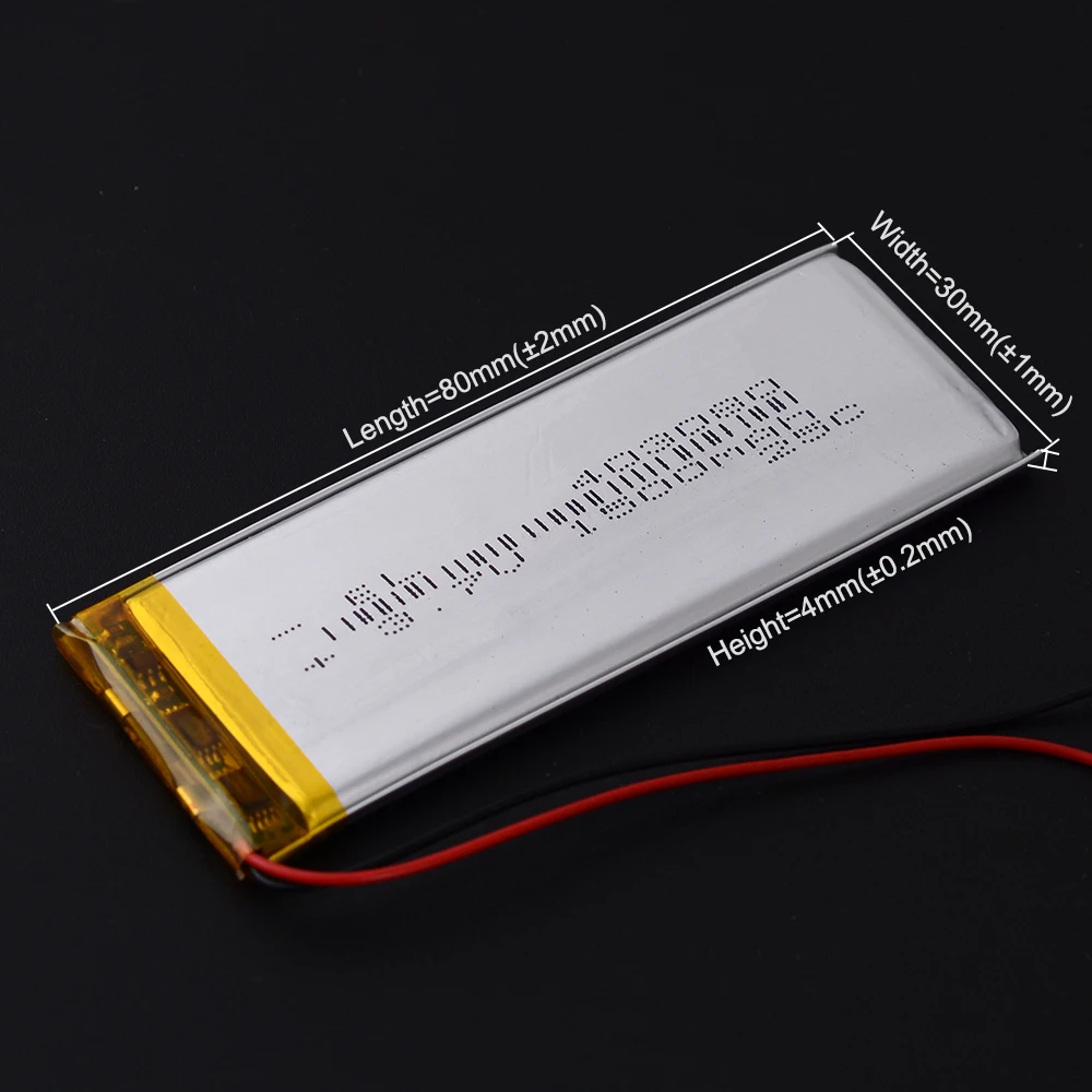 3.7V 1500mAh 303080 403080 503080 103080 Rechargeable Lithium Li-ion Polymer Lipo Battery