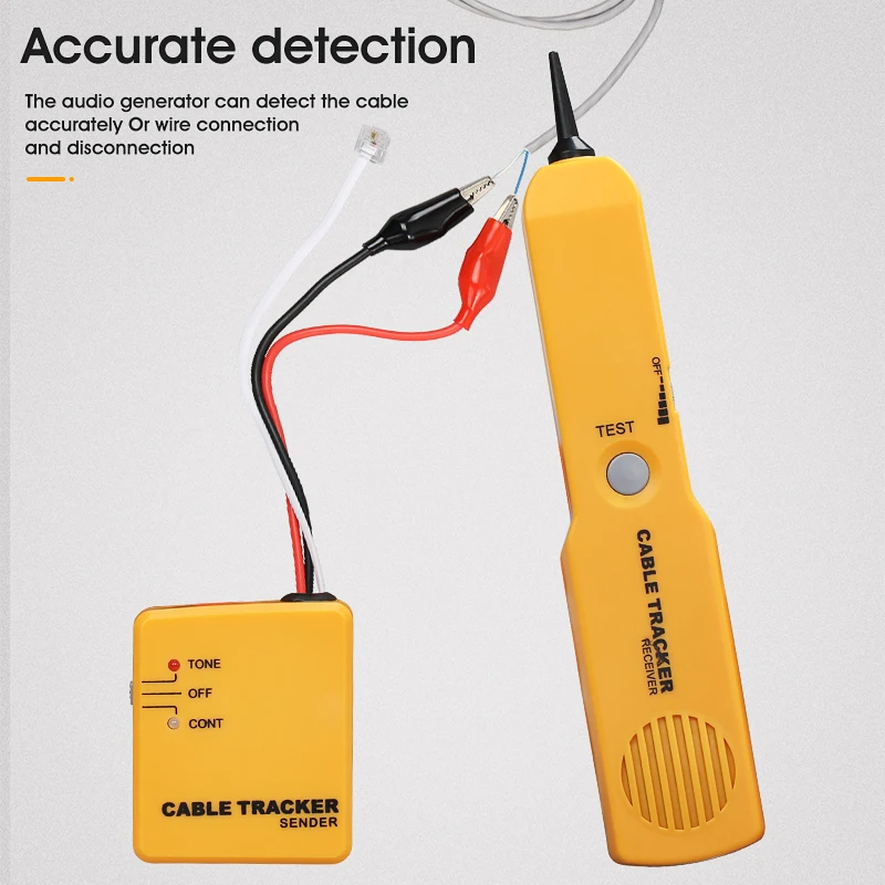 Tracker Diagnose Tone Finder Telephone Wire Cable Tester Toner Tracer inder Detector Networking Tools