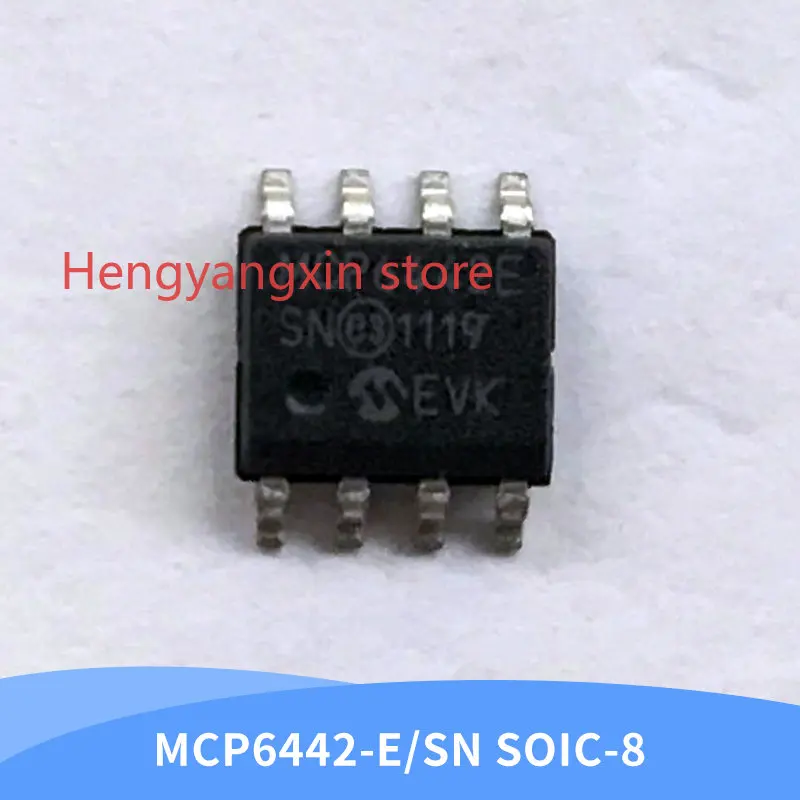 5 Pcs MCP6442-E/SN  , SOIC8,MCP6442T-E/SN , 6442-E/SN , Operational Amplifiers - Op Amps， New Original