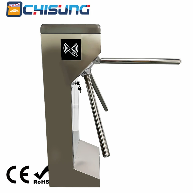 Hot Sale CSTS424 Fully Automatic Servo Tripod Turnstile SUS304 DC24V Anti-Collision Anti-Tailgating Access Control Gate