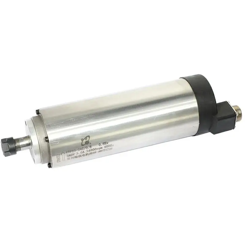 

HQD GDF65-24Z-0.8 ER11 0.8KW 24000rpm 1.6A/3A 380V/220V Air Cooling Spindle Motors CNC Router Spindle Motor