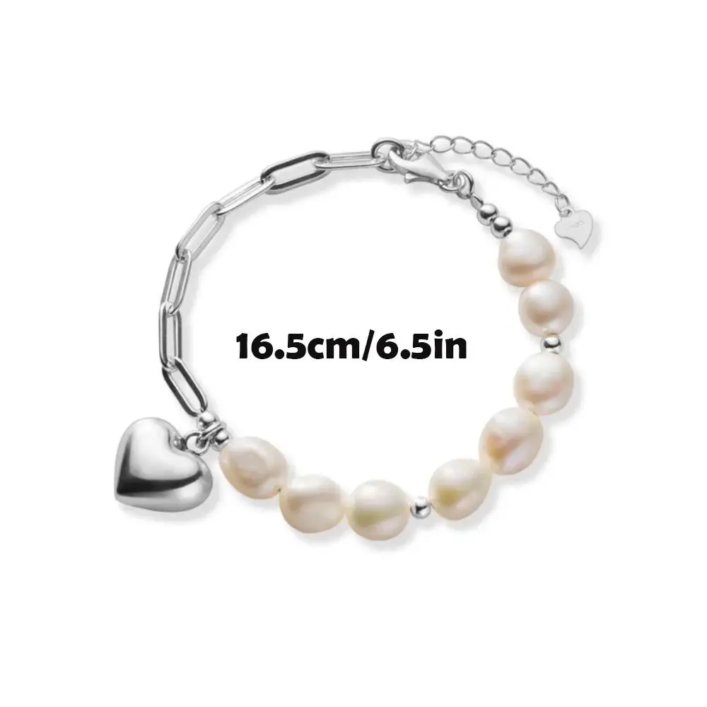Sweet Fashion Jewelry Pearls Bracelet Adjustable Girlish Heart Korean Style Jewelry LOVE Hypoallergenic Women Bracelet Women