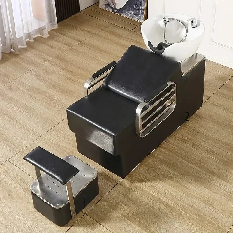 N-1 02Hair Saloon Dedicated Shampoo Chair Deep Basin Flushing Bed Reclining